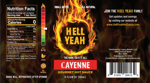 
                  
                    Load image into Gallery viewer, Hell Yeah Gourmet Hot Sauce 3-Pack Gift Box - (3) 5 OZ bottles
                  
                