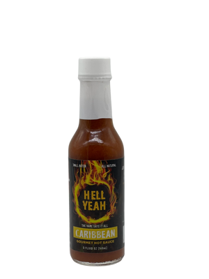 
                  
                    Load image into Gallery viewer, Hell Yeah Caribean Gourmet Hot Sauce - 5 OZ bottle
                  
                