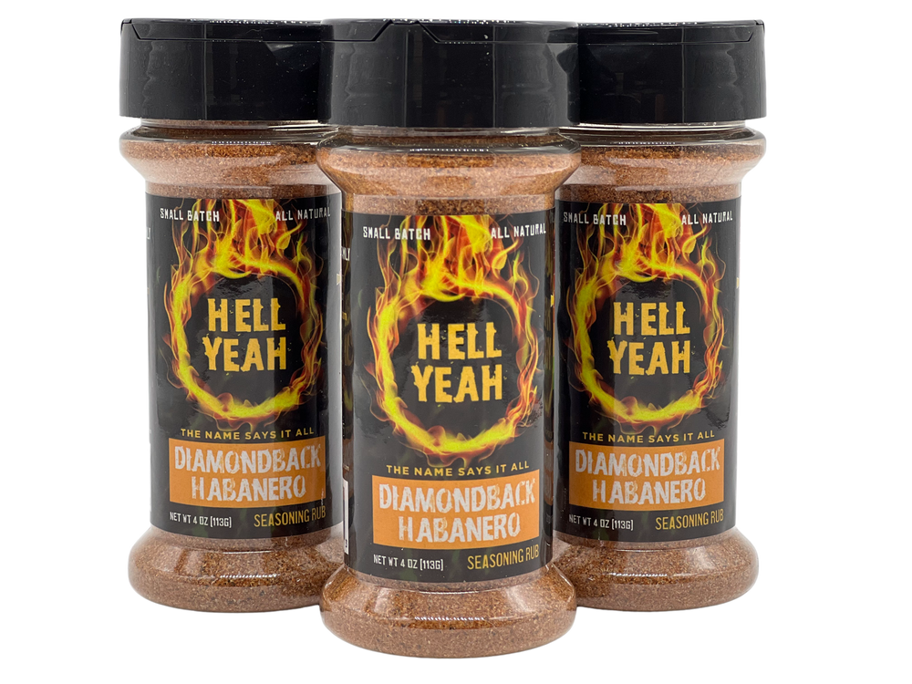 
                  
                    Load image into Gallery viewer, Diamondback Habanero Seasoning Rub - 7 OZ Container
                  
                