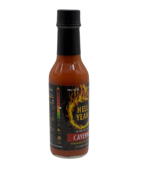 
                  
                    Load image into Gallery viewer, Hell Yeah Cayenne Gourmet Hot Sauce - 5 OZ bottle
                  
                