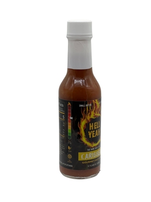 
                  
                    Load image into Gallery viewer, Hell Yeah Caribean Gourmet Hot Sauce - 5 OZ bottle
                  
                